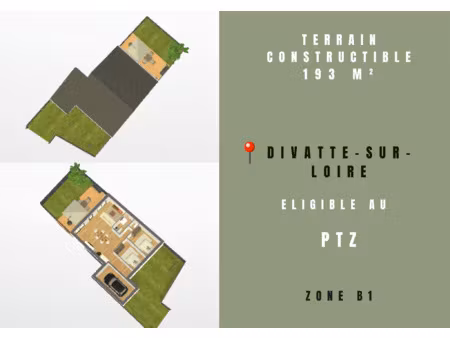 terrain à bâtir divatte sur loire