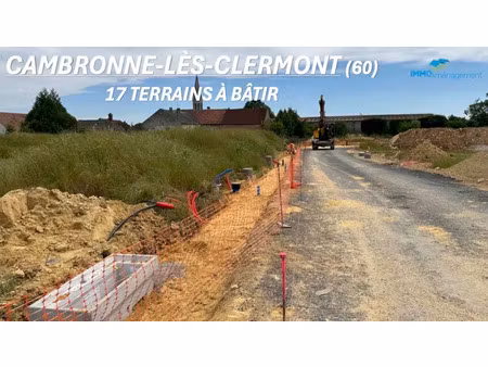 vente terrain 507 m² à cambronne-lès-clermont (60290)  89 500 €
