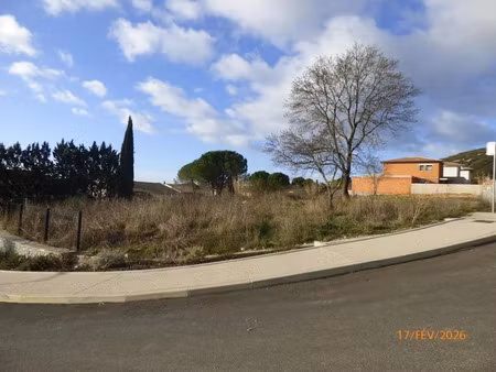 vente terrain 500 m² à vailhauquès (34570)  230 000 €