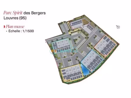 location local industriel 358 m² à louvres (95380)
