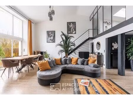 maison loft familiale avec piscine