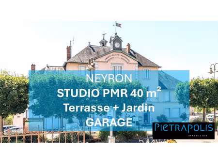 studio 40 m² avec jardin privatif 20 m² et terrasse 7 5 m² -