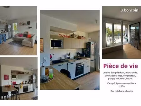 appartement f2 meublé & équipé