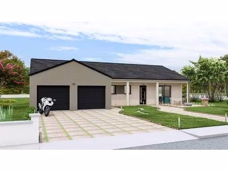 terrain avec maison neuve à vendre