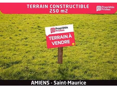 terrain constructible à vendre