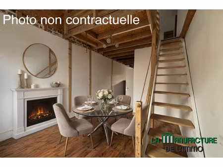 unieux secteur calme - proximite cinema - f3 en duplex de 7