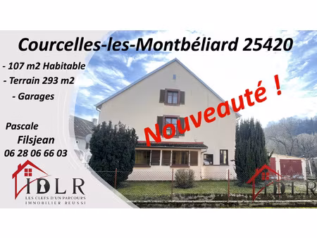 maison mitoyenne t6 avec terrain