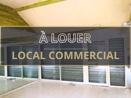 sud de caen - a louer - local commercial avec vitrine de 30 m²