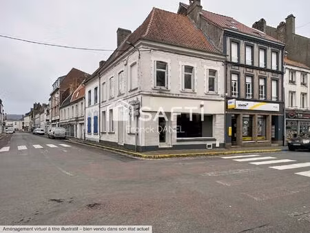 vente commerce 4 pièces 114 m² capelle-lès-hesdin (62140)