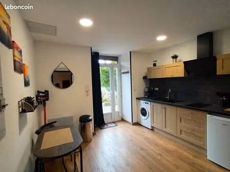 appartement meuble 25m2 avec jardin