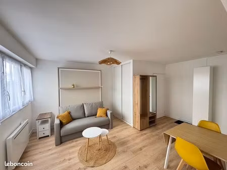 studio meublé haut de gamme 30m2 + cave + 2 stationnements