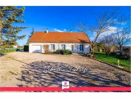 maison de plain-pied avec 2 chambres-garage-beau terrain de 1080 m²