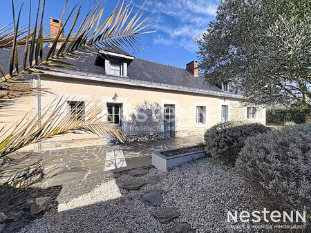 a vendre maison ancienne de type longère en campagne du plessis grammoire 49800 loire auth