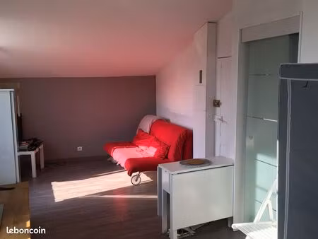 studio meublé 22m² + terrasse 20m2 + parking