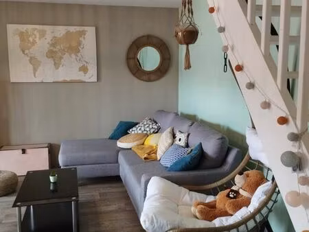 location t3 duplex meublé cap blanc