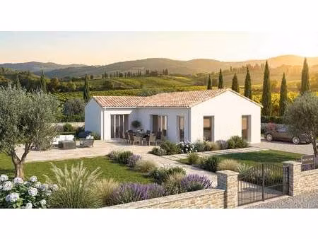 terrain avec maison neuve à vendre