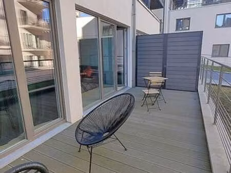 madou / splendide appartement meublé de 60m²  1ch  terrasse