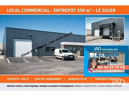 location hangar 350 m²