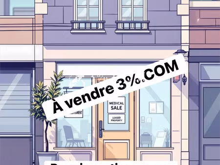 local professionnel de 138 m2 en bon état vendu loué