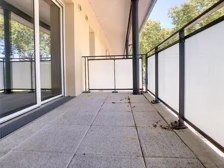 appartement t2 de 42.88m² avec balcon- st jean