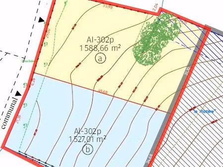 arbois -terrains viabilisés avec vue sur la cité viticole et son paysage environnant