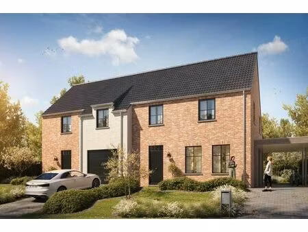 twee halfopen nieuwbouwwoningen te lierde