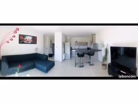 appartement meublé récent t2 lumineux terrasse et garage