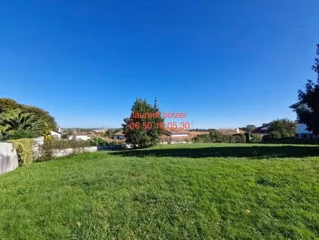 vente terrain 750 m² anglet (64600)