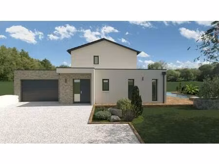 terrain avec maison neuve à vendre