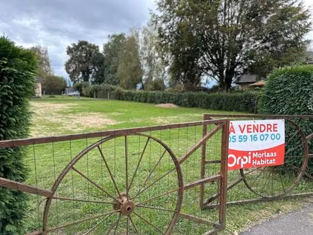 vente terrain 1200 m² boeil-bezing (64510)