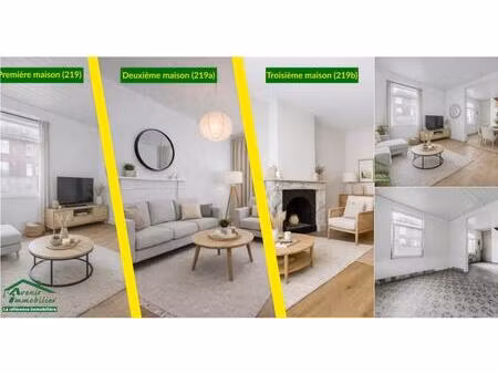 immeuble de rapport à vendre à rue de la station 219  219a & b châtelet (vbd91024)