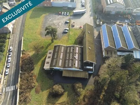 batiment industriel 1100 m2 sur terrain constructible de 6500 m2