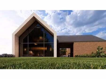 nieuwbouw casco riante villa in centrum van beverst op 35...