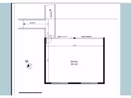 local commercial la possession 1 pièce(s) 80 m2