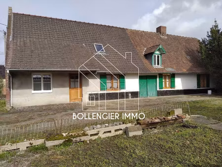 flamande typique et son hangar à rénover