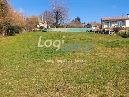 terrain 1270 m² poule-les-écharmeaux