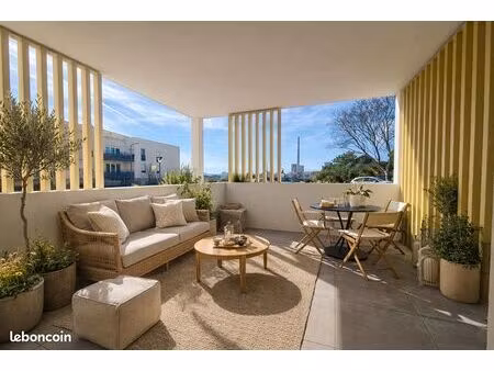 t3 neuf 68m² – terrasse sud-ouest 12m² – dpe a – 2 parkings – meyreuil ballon