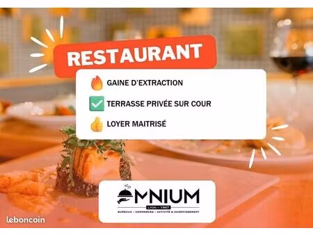 fonds de commerce restaurant 127 m²