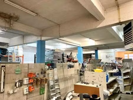 grand rez (commerce/atelier/garage) - +/- 350 m²