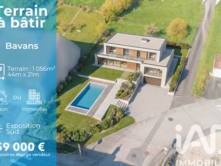 vente terrain 1056 m² à bavans (25550)  59 000 €