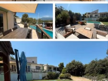 villa lumineuse  piscine jacuzzi  vue nature au calme  val d'azur