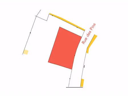vente terrain  302.00m²  marennes hiers