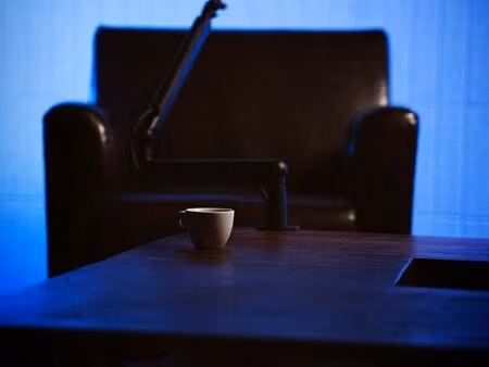 studio podcast shooting