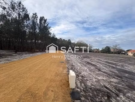 vente terrain à batir 951 m² à moustey (40410)  121 000 €