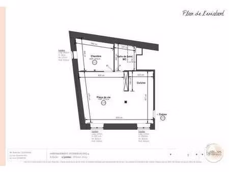 vente appartement 2 pièces à quimper (29000) : à vendre 2 pièces / 42m² quimper