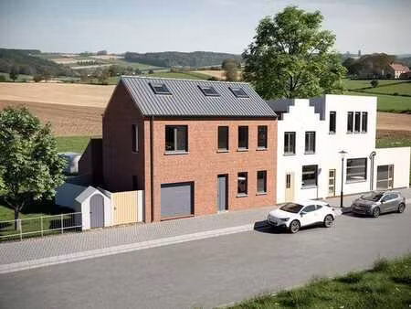 projet neuf 3 façades de 3 chambres + garage (permis obtenu)