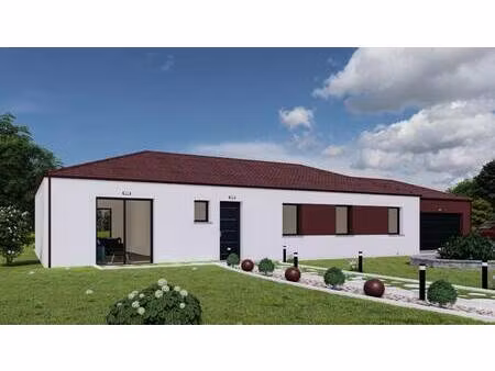 terrain avec maison neuve à vendre