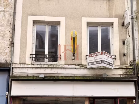 immeuble centre ville de cloyes - commerce avec vitrine et h