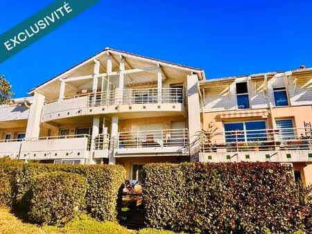 bidart - limitrophe biarritz - t3 avec grande terrasse sud face aux montagnes