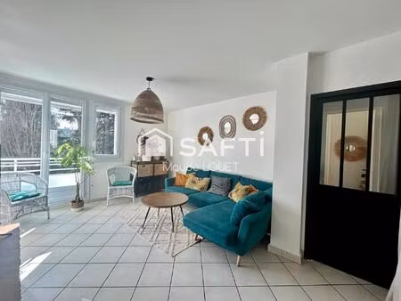 eaubonne - appartement 4 pieces - 2/3 chambres - balcon - box - cave